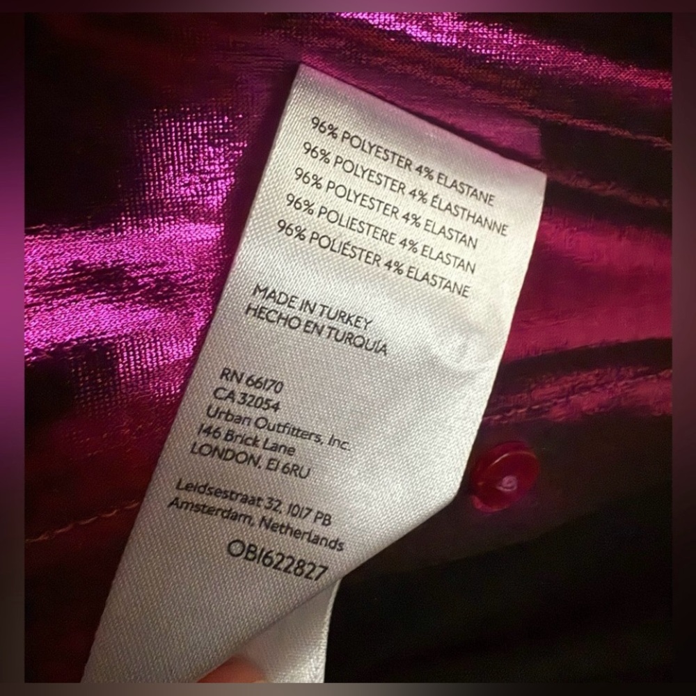 Anthropologie Pink Shine Metallic Blouse | Medium | Blogger Fave - Picture 11 of 15